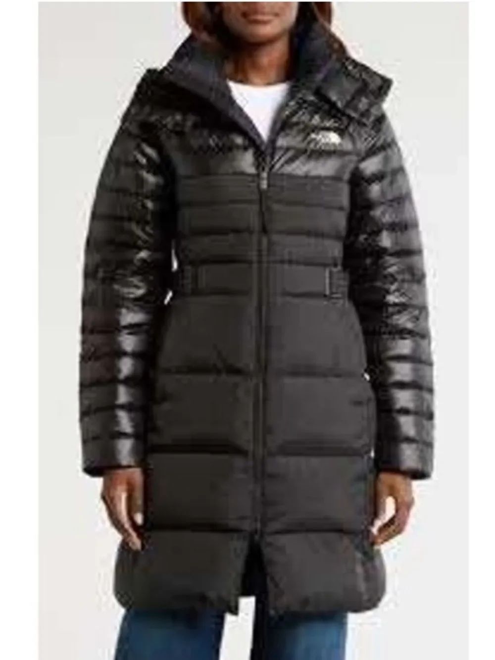 The North Face Ruby Water Repellent 600 Fill Power Down Parka in Black S